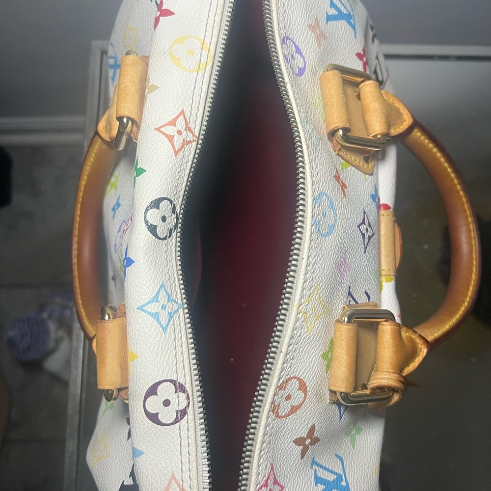 LOUIS VUITTON | Multicolor Marakami Collab Monogram Speedy 2003 - Picture 6 of 7